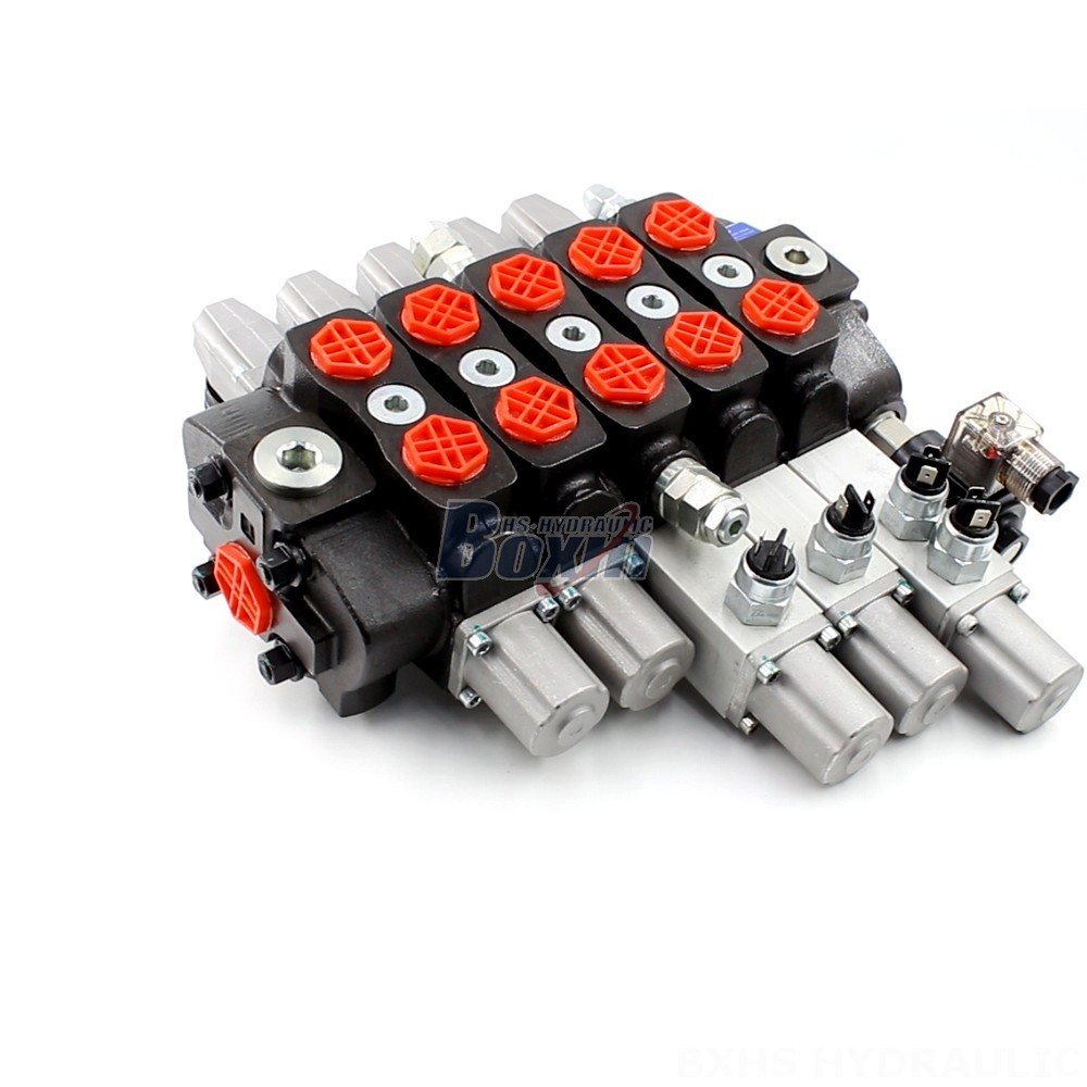 High-Performance Manual 5 Spool Sectional Directional Valve main image